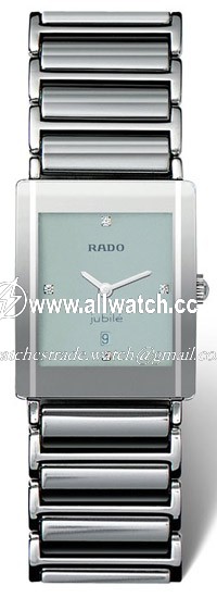 Rado R20484732 Integral Mens Quartz Platinum-tone Ceramic