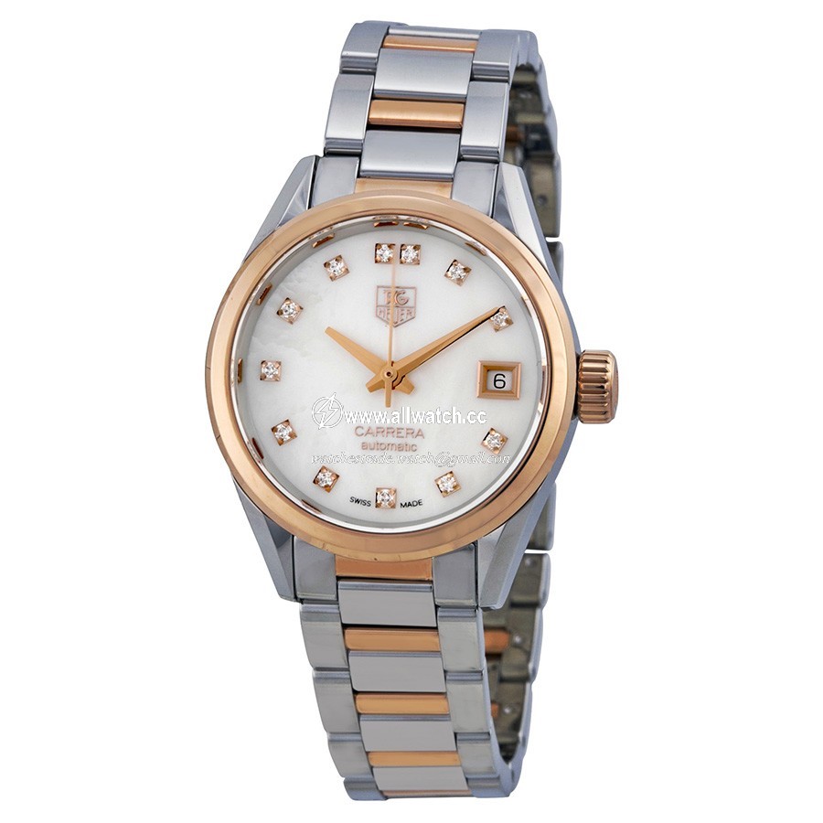 Tag Heuer WAR2452.BD0772 Carrera Ladies Automatic Gold Stainless Steel