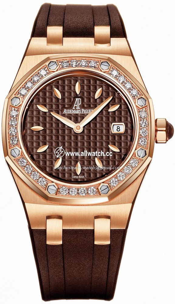 Audemars Piguet 67601OR.ZZ.D080CA.01 Royal Oak Ladies Quartz 18 kt Rose Gold