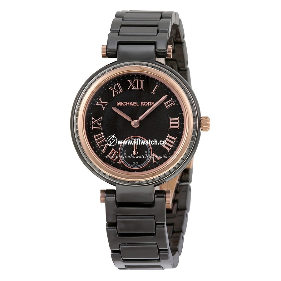 Michael Kors MK6242 Ladies Quartz Black Ceramic
