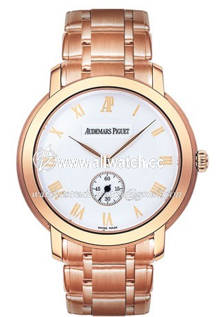 Audemars Piguet 15155OR.OO.1229OR.01 Jules Audemars Mens Hand Wind 18 kt Rose Gold
