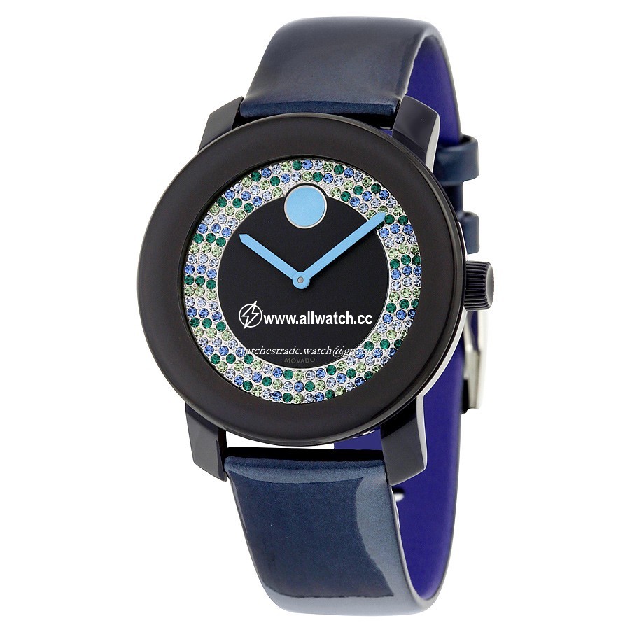 Movado 3600320 Bold Ladies Quartz Navy Blue TR90 Composite Material