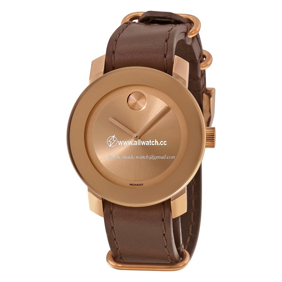Movado 3600364 Bold Unisex Quartz Rose Gold IP Stainless Steel