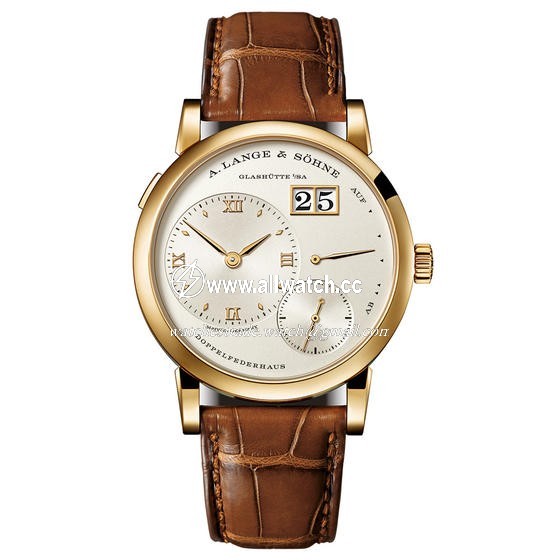 A. Lange & Sohne 191.021 Sohne Lange 1 Mens Hand Wind 18K Yellow Gold