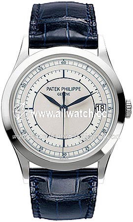 Patek Philippe 5296G-001 Calatrava Mens Automatic 18kt White Gold