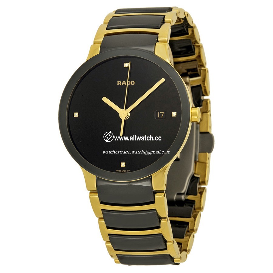 Rado R30929172 Mens Quartz High Tech Ceramic and PVD Stainless Steel