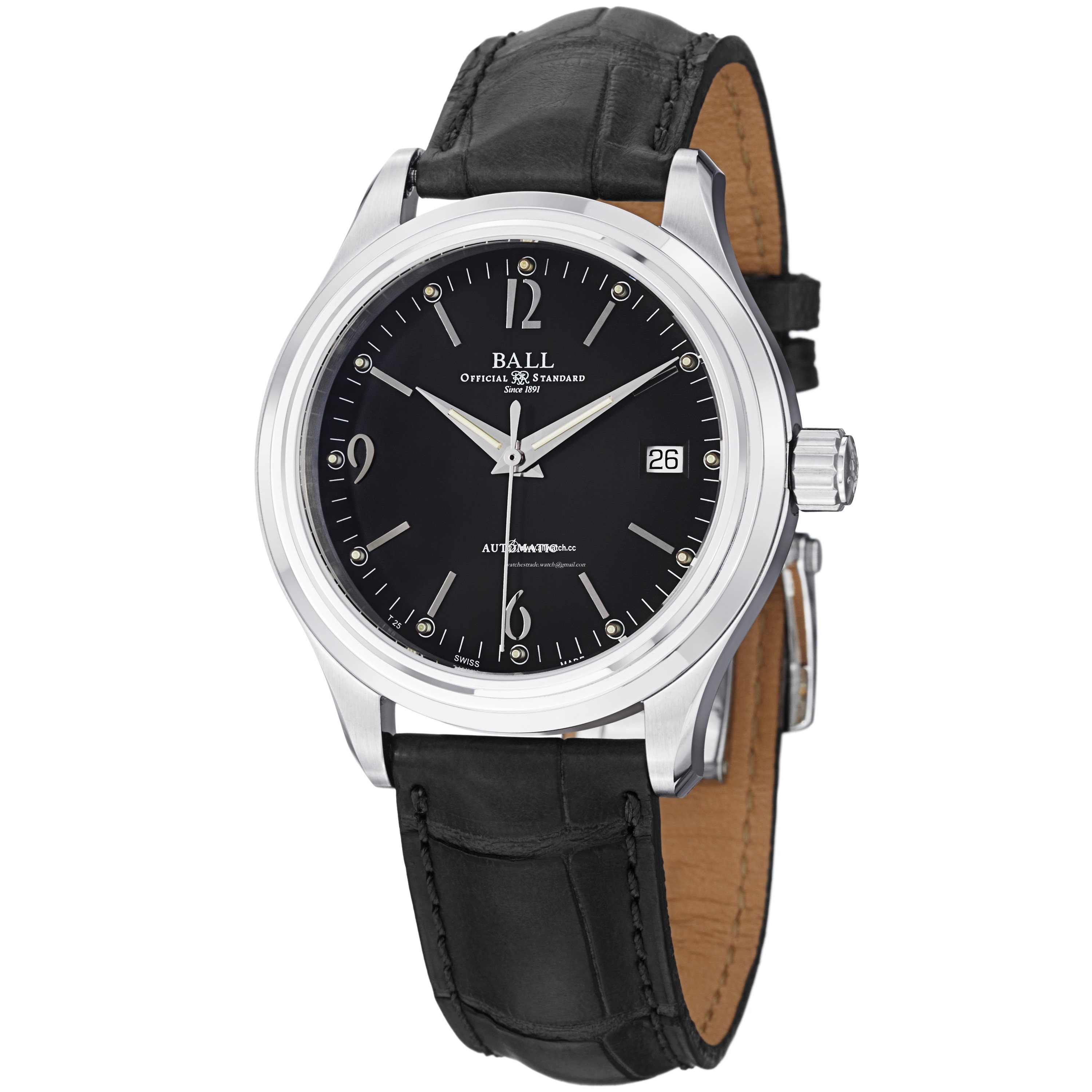 Ball NM1060DLJBKBK Streamliner Mens Automatic Stainless Steel