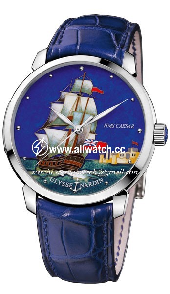 Ulysse Nardin 8150-111-2-CAESAR San Marco Mens Automatic 18kt white gold