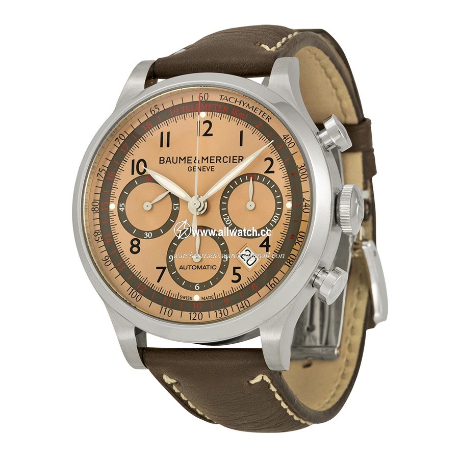 Baume et Mercier 10004 Capeland Mens Automatic Stainless Steel
