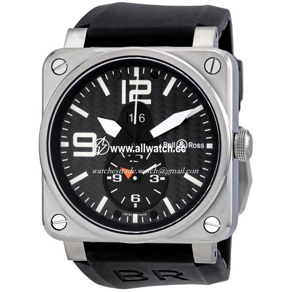 Bell & Ross BR03-51 GMT Aviation Mens Automatic Satin Brushed Titanium