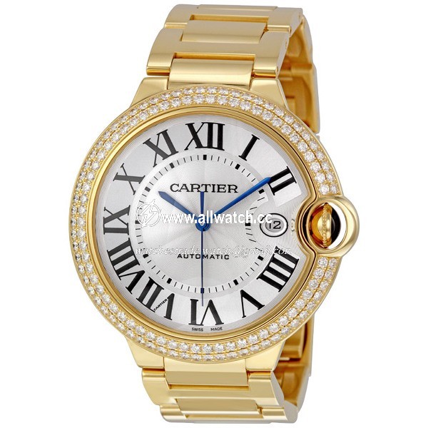 Cartier WE9007Z3 Ballon Bleu de Cartier Mens Automatic 18kt Yellow Gold