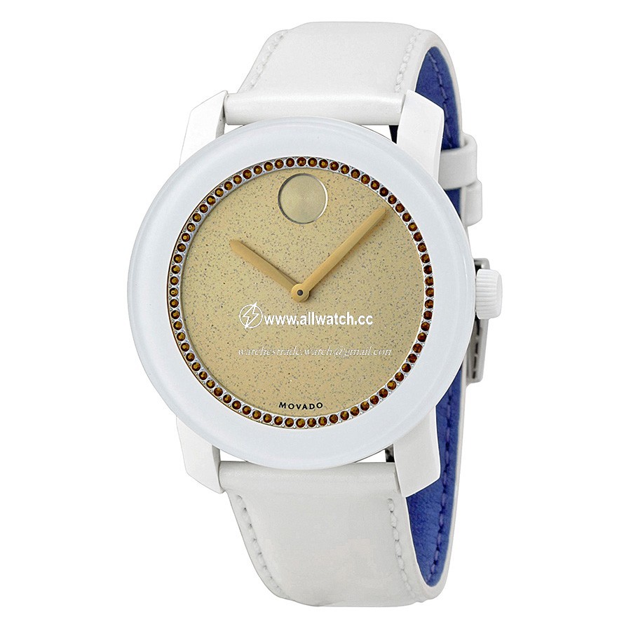 Movado 3600220 Bold Ladies Quartz White TR90 Composite