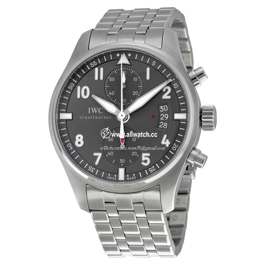 IWC IW387804 Pilotses Mens Hand Wind Stainless Steel