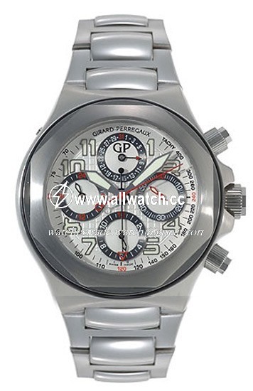 Girard Perregaux 80180-11-113-11A Laureato Mens Automatic Stainless Steel