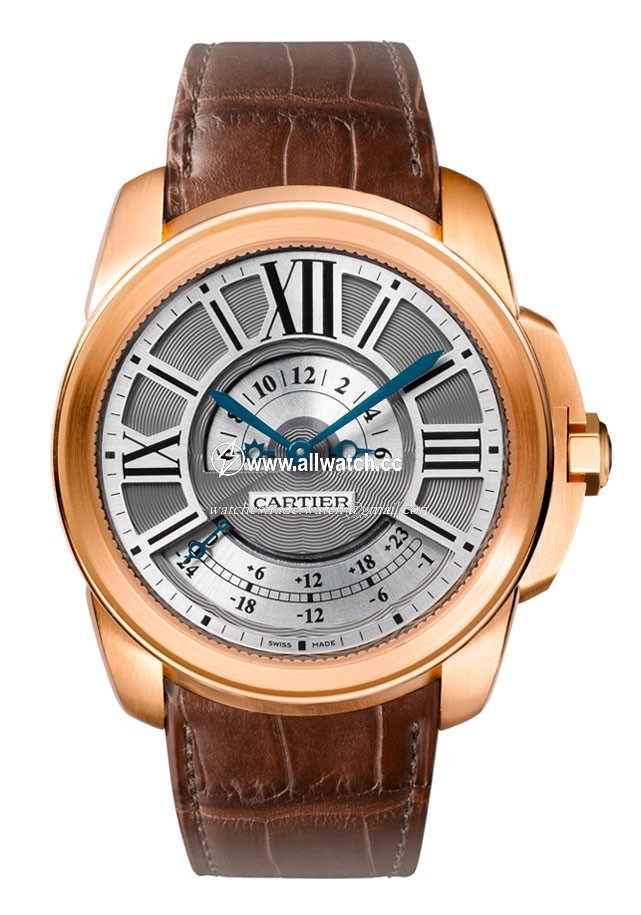 Cartier W7100025 Calibre de Cartier Mens Automatic 18 kt Rose Gold