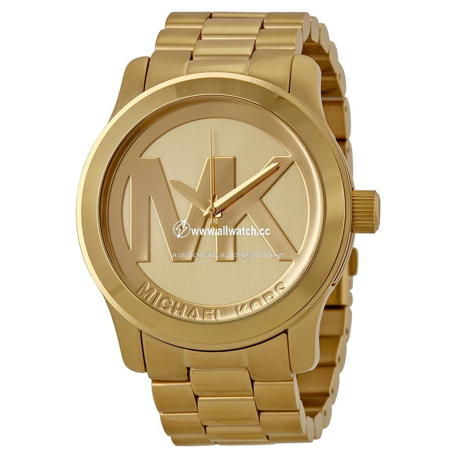 Michael Kors MK5473 Runway Ladies Quartz Gold-tone Stainless Steel