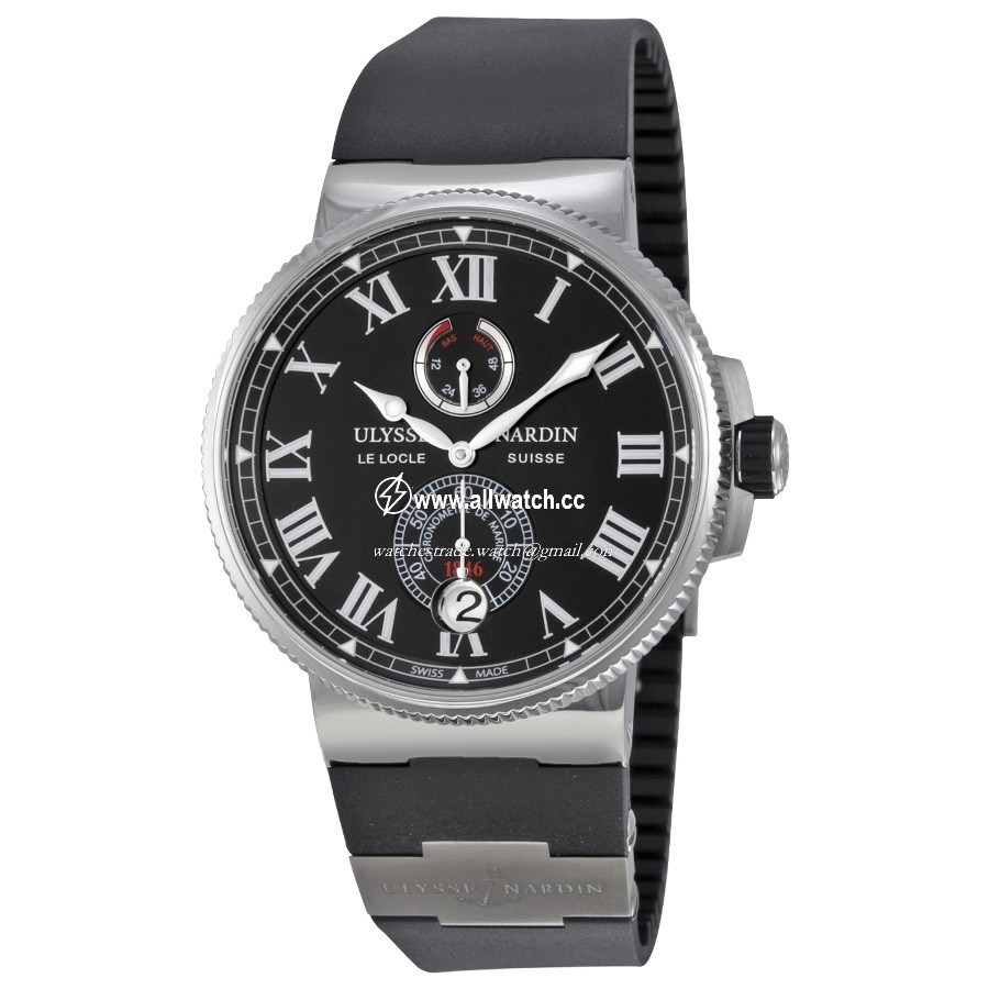 Ulysse Nardin 1183-122-3/42 V2 Marine Chronometer Mens Automatic Titanium and Stainless Steel