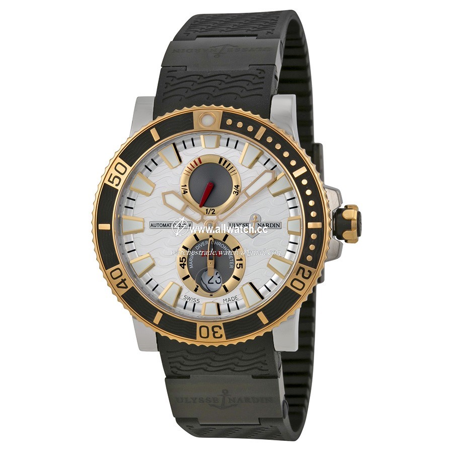 Ulysse Nardin 265-90-3c/91 Mens Automatic Titanium and 18kt Rose Gold