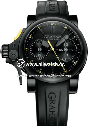 Graham 2TRAB.B11A Chronofighter Mens Automatic Black PVD Stainless Steel