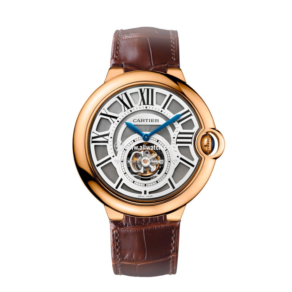 Cartier W6920001 Ballon Bleu de Cartier Mens Automatic 18K Pink Gold