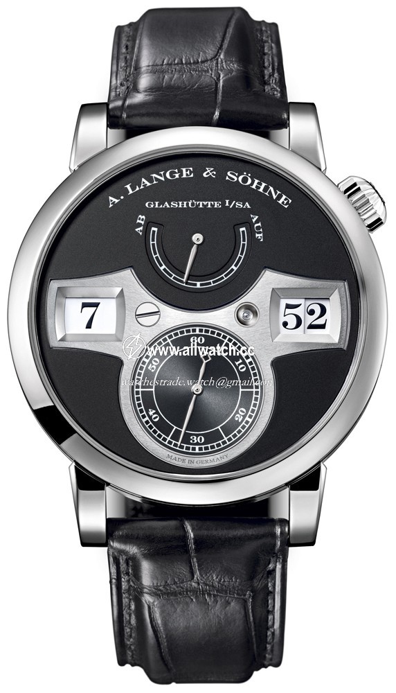A. Lange & Sohne 140.029 Mens Hand Wind 18K White Gold