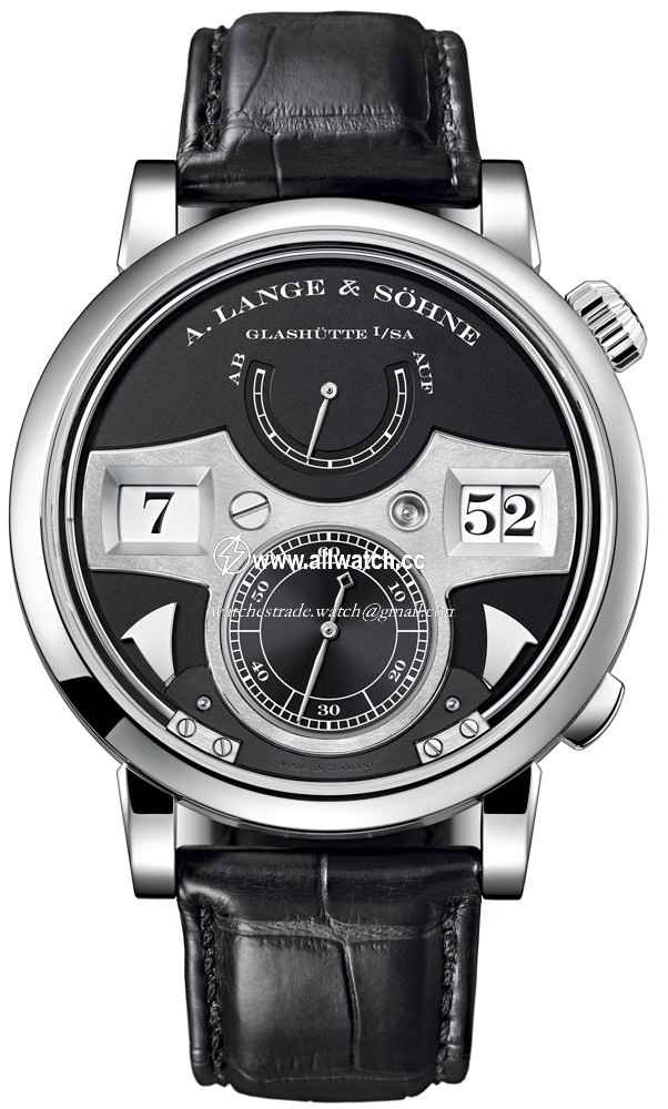 A. Lange & Sohne 145.029 Mens Hand Wind 18K White Gold