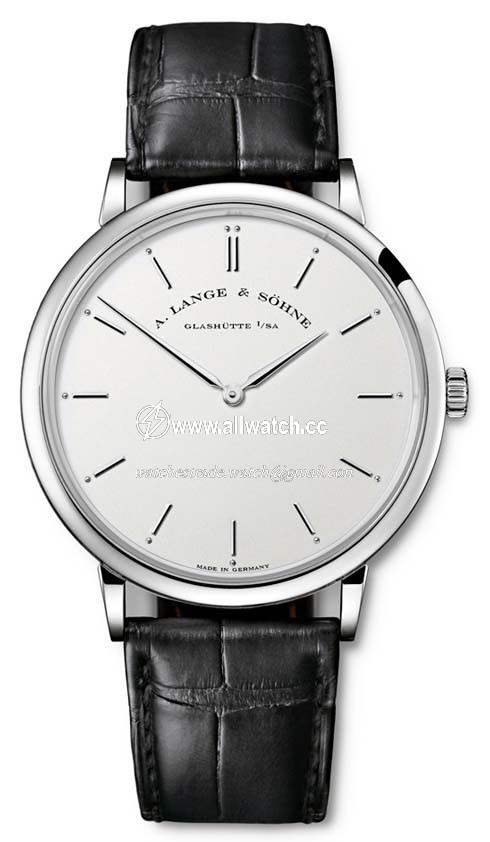 A. Lange & Sohne 211.026 Mens Hand Wind 18 Carat White Gold