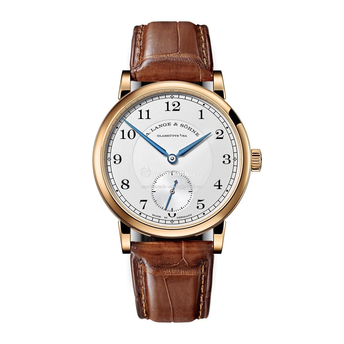 A. Lange & Sohne 235.021 Mens Hand Wind 18K Yellow Gold
