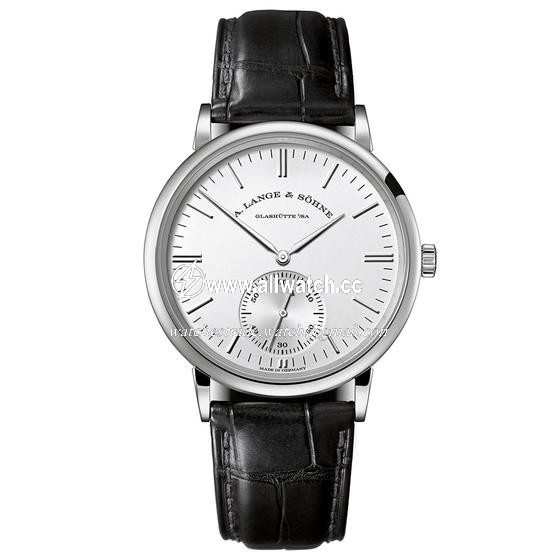 A. Lange & Sohne 380.027 Saxonia Mens Automatic 18K White Gold