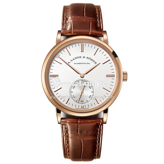 A. Lange & Sohne 380.033 Saxonia Mens Automatic 18K Pink Gold
