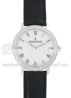 Audemars Piguet 15133BC.ZZ.A001CR.01 Ladies Hand Wind 18K White Gold