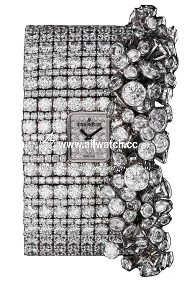 Audemars Piguet 79413BC.ZZ.9176BC.01 Ladies Hand Wind Diamond-Encrusted 18kt White Gold