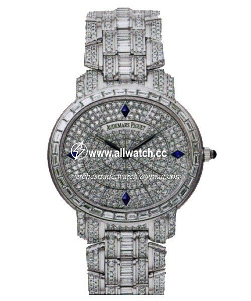 Audemars Piguet 15109BC.ZZ.8041BC.01 Millenary Mens Automatic 18 kt White Gold set with diamonds