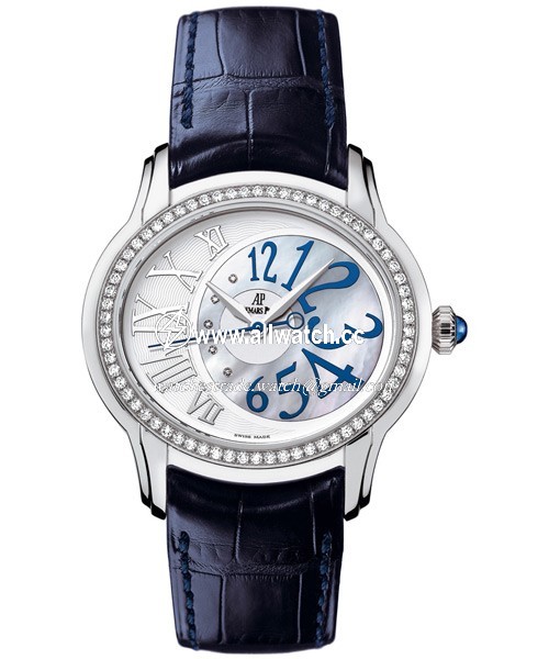 Audemars Piguet 77301BC.ZZ.D301CR.01 Millenary Mens Automatic 18kt White Gold