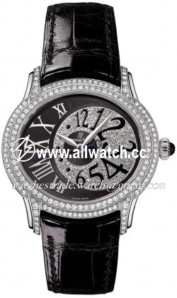 Audemars Piguet 77302BC.ZZ.D001CR.01 Millenary Ladies Automatic 18 kt White Gold Case Set with Diamonds