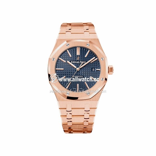 Audemars Piguet 15400OR.OO.1220OR.03 Royal Oak Mens Automatic 18kt Pink Gold