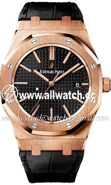 Audemars Piguet 15400OR.OO.D002CR.01 Royal Oak Mens Automatic 18kt Pink Gold