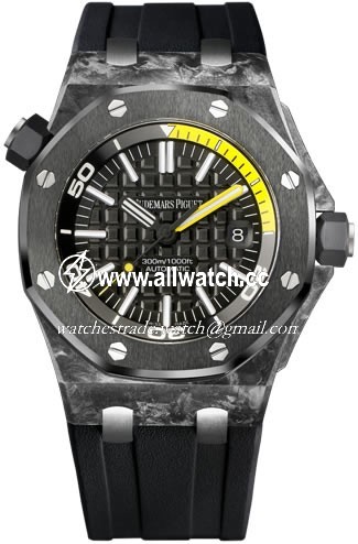 Audemars Piguet 15706AU.00.A002CA.01 Royal Oak Mens Automatic Forged Carbon