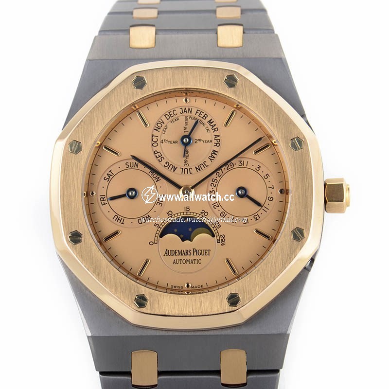 Audemars Piguet 25820TR.O.0944TR.01 Royal Oak Mens Automatic 18 kt Rose Gold and Tantalum
