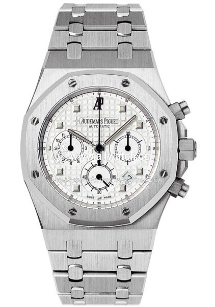 Audemars Piguet 25960BC.OO.1185BC.01 Royal Oak Mens Automatic Brushed 18kt White Gold
