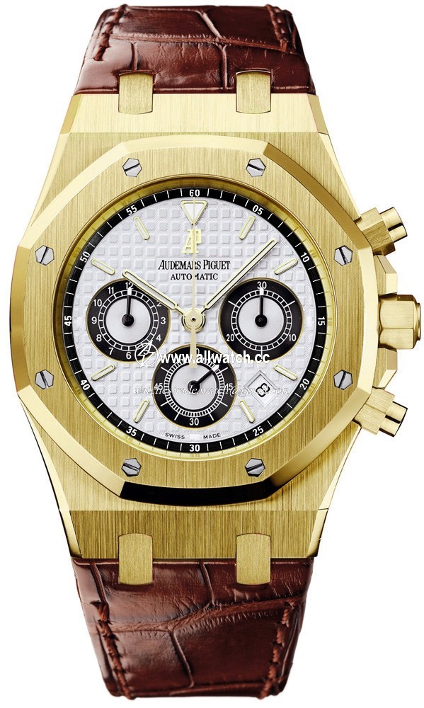 Audemars Piguet 26022BA.OO.D098CR.01 Royal Oak Mens Hand Wind 18kt Yellow Gold