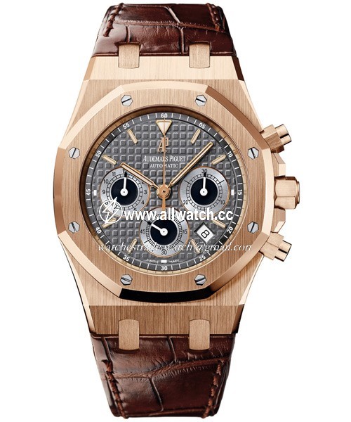 Audemars Piguet 26022OR.OO.D098CR.02 Royal Oak Mens Automatic 18kt Rose Gold