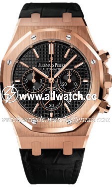 Audemars Piguet 26320OR.OO.D002CR.01 Royal Oak Mens Automatic 18kt Pink Gold