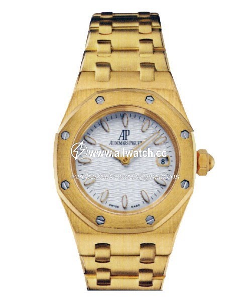 Audemars Piguet 67600BA.OO.1210BA.01 Royal Oak Ladies Quartz 18 kt Yellow Gold