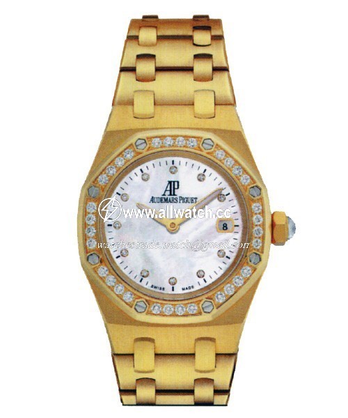 Audemars Piguet 67601BA.ZZ.1210BA.02 Royal Oak Ladies Quartz 18 kt Yellow Gold