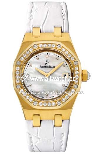 Audemars Piguet 67601BA.ZZ.D012CR.03 Royal Oak Ladies Quartz 18kt Yellow Gold