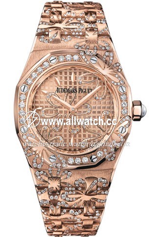 Audemars Piguet 67617OR.ZZ.1235OR.01 Royal Oak Ladies Quartz 18 kt rose gold