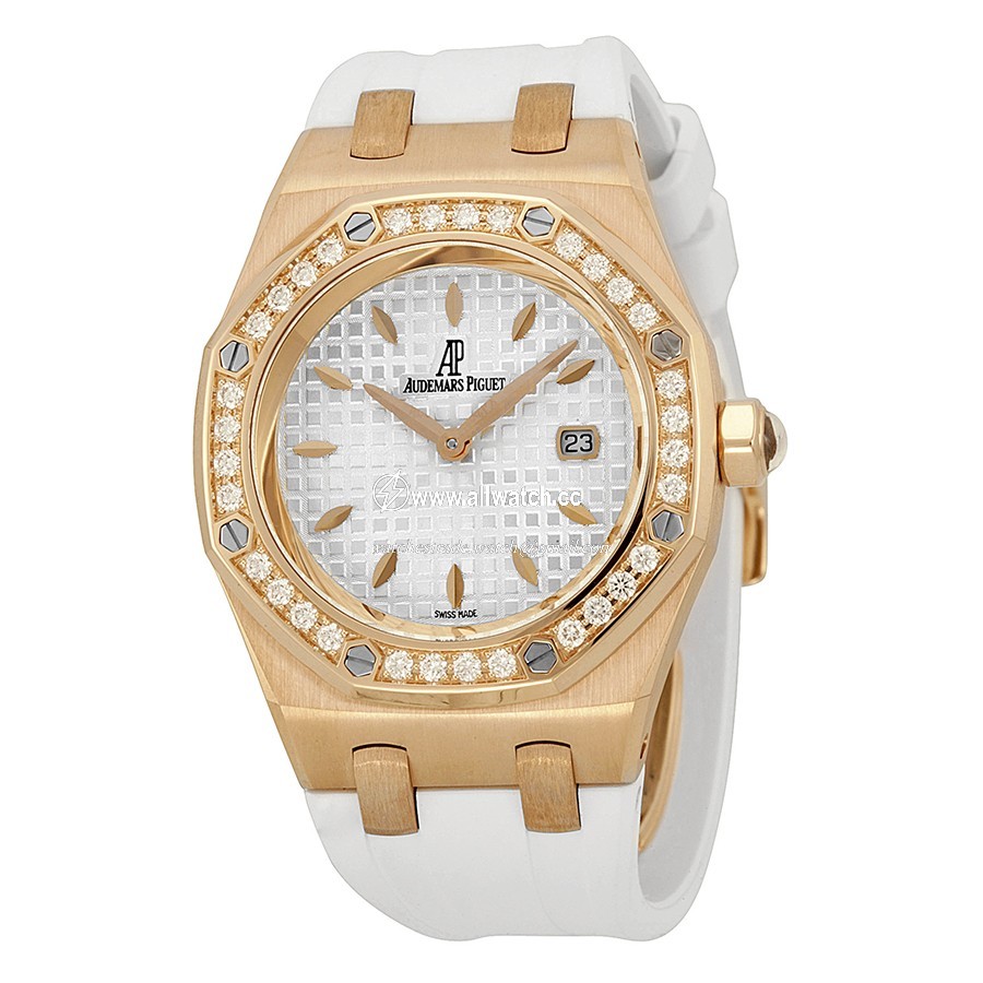 Audemars Piguet 67621OR.ZZ.D010CA.01 Royal Oak Ladies Quartz 18kt Rose Gold