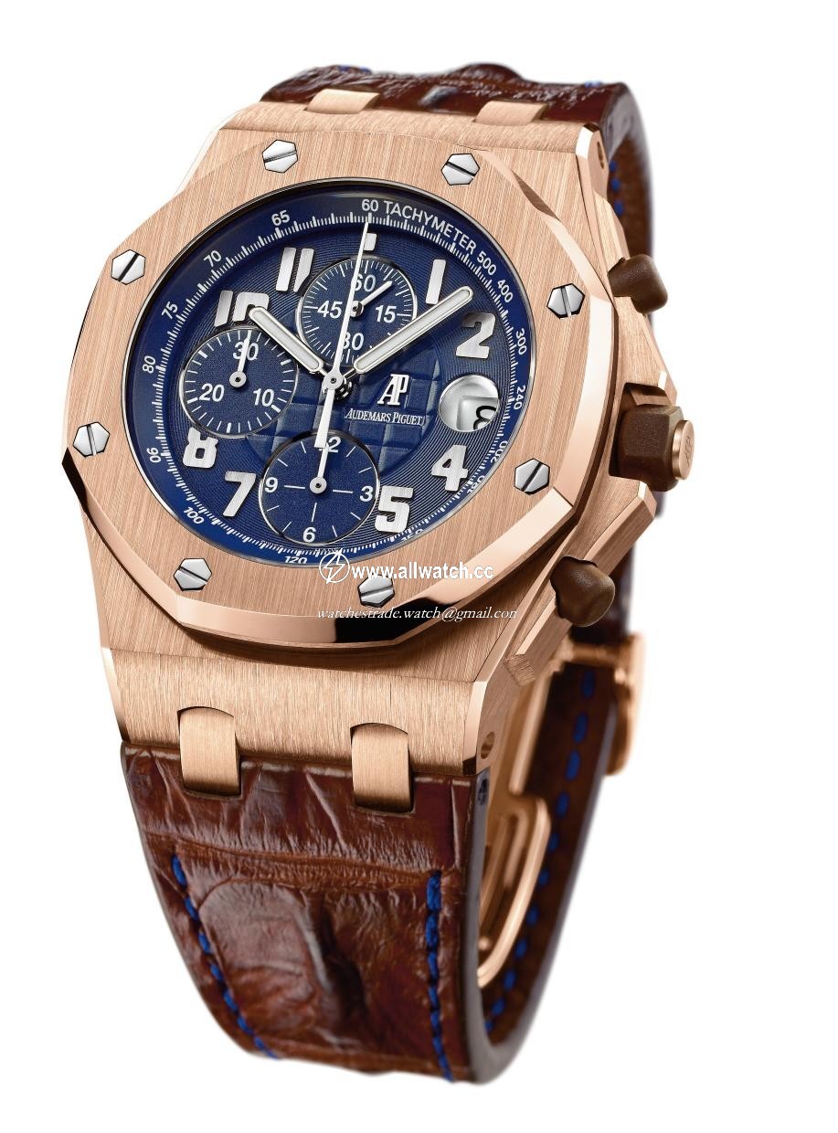 Audemars Piguet 26365OR.OO.D801CR.01 Royal Oak Offshore Mens Automatic 18 kt Rose gold