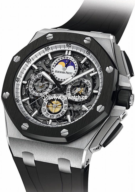 Audemars Piguet 26571IO.OO.A002CA.01 Royal Oak Offshore Mens Automatic Titanium and Black Ceramic